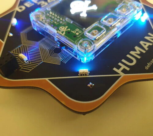 Defcon’s new badge is a security key you can see inside
