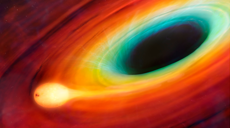 Astronomers spot the closest, fastest star ever seen orbiting our galaxy’s monster black hole