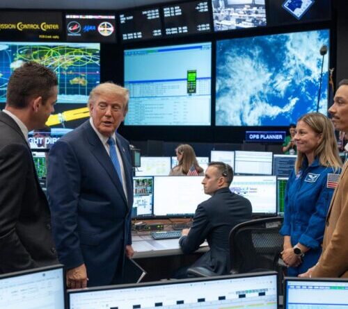 Why it matters that President Trump just dialed into a NASA news conference
