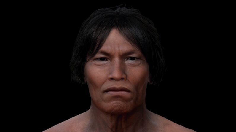‘It’s a portrait of their actual ancestor’: Facial reconstruction of Indigenous man who lived in Ecuador 3,000 years ago shared with his descendants