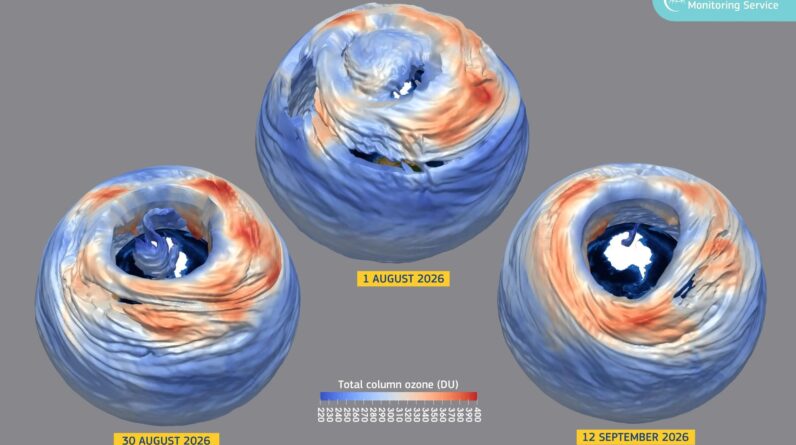 The ozone layer was supposed to be healing. So why is this year’s Antarctic ozone hole so big?