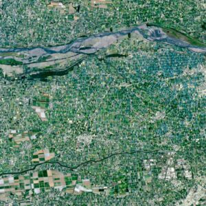 Multicolored ‘mosaic’ of mini farms surrounds Taiwan’s largest river — Earth from space