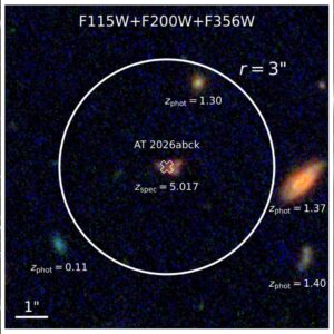 The James Webb telescope is watching one of the earliest supernovas in the universe unfold