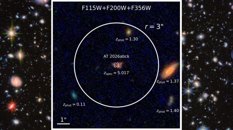 The James Webb telescope is watching one of the earliest supernovas in the universe unfold