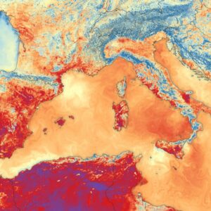 ‘It makes me feel that we can do a lot about it’: ESA official shares striking satellite snap of Europe’s record-breaking summer heat waves