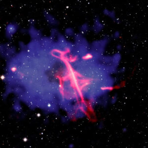 ‘Treble Clef’ Radio Glow Reveals Galaxy Cluster Hiding behind Milky Way