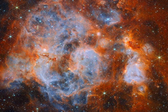 Webb Observes Turbulent Stellar Nursery